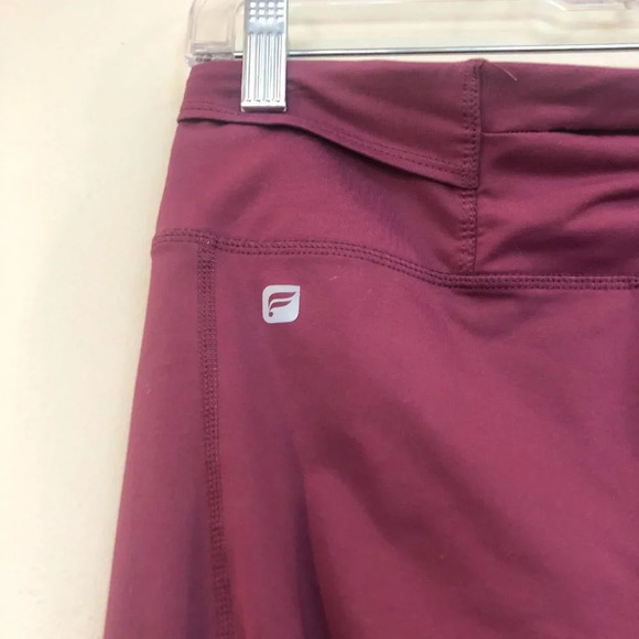 Fabletics Purple Cropped Athletic Athleisure Mid Rise Leggings Women's Large - Picture 7 of 7